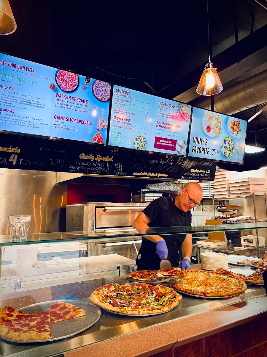 Menu, Cousin Vinny's Pizza & Deli