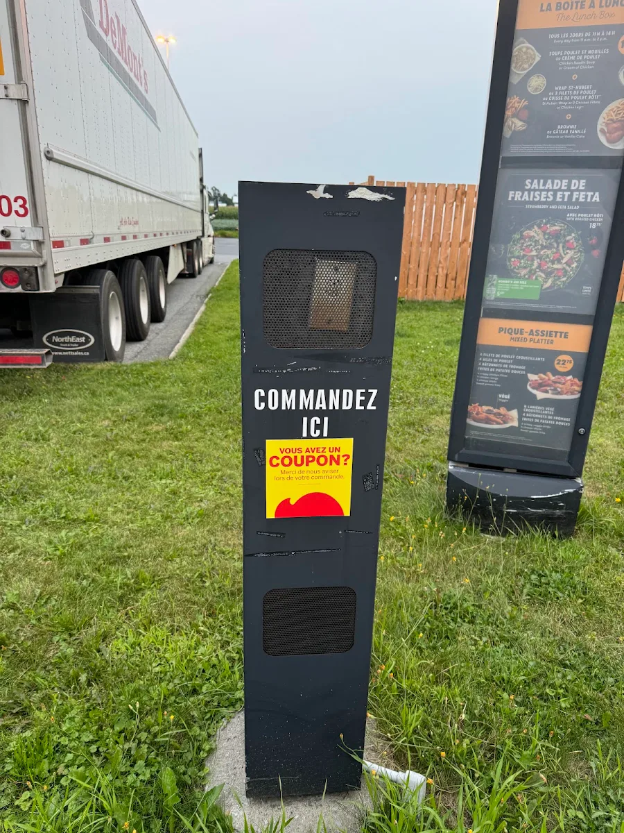 Menu, St-Hubert Express