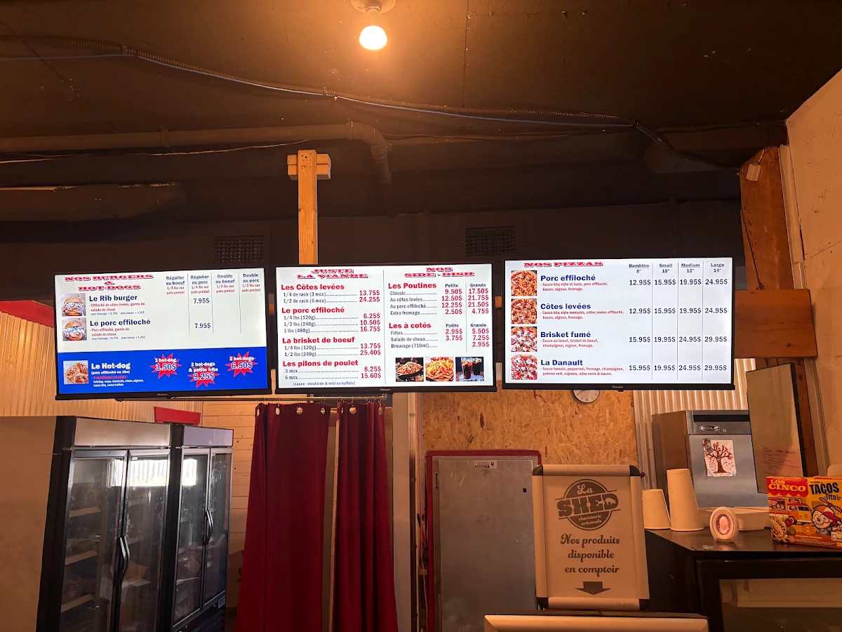 Menu, Stan BBQ