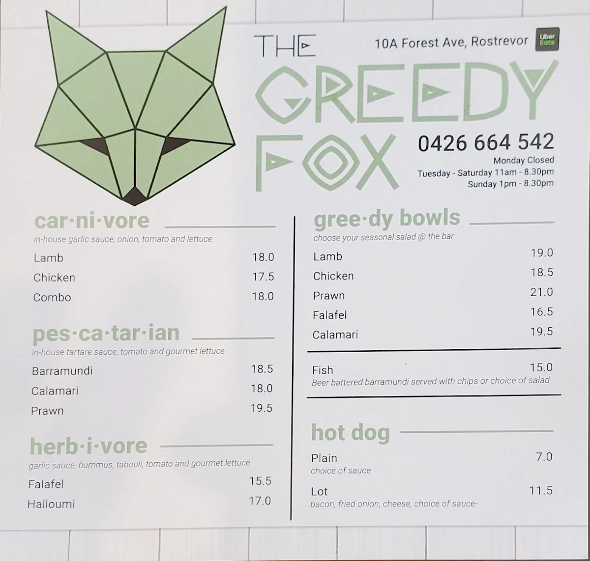 Menu photo 2