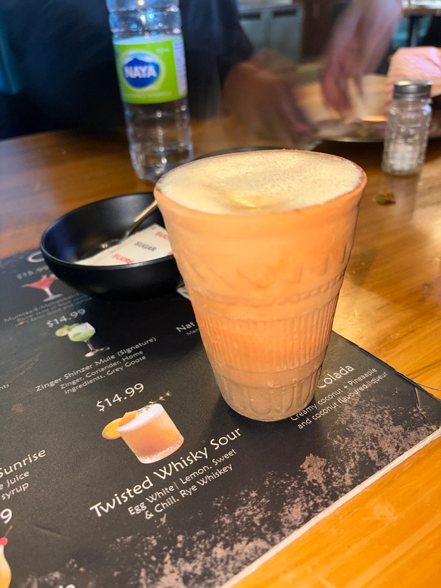 Menu, Zimidar Bar&Grill Airport