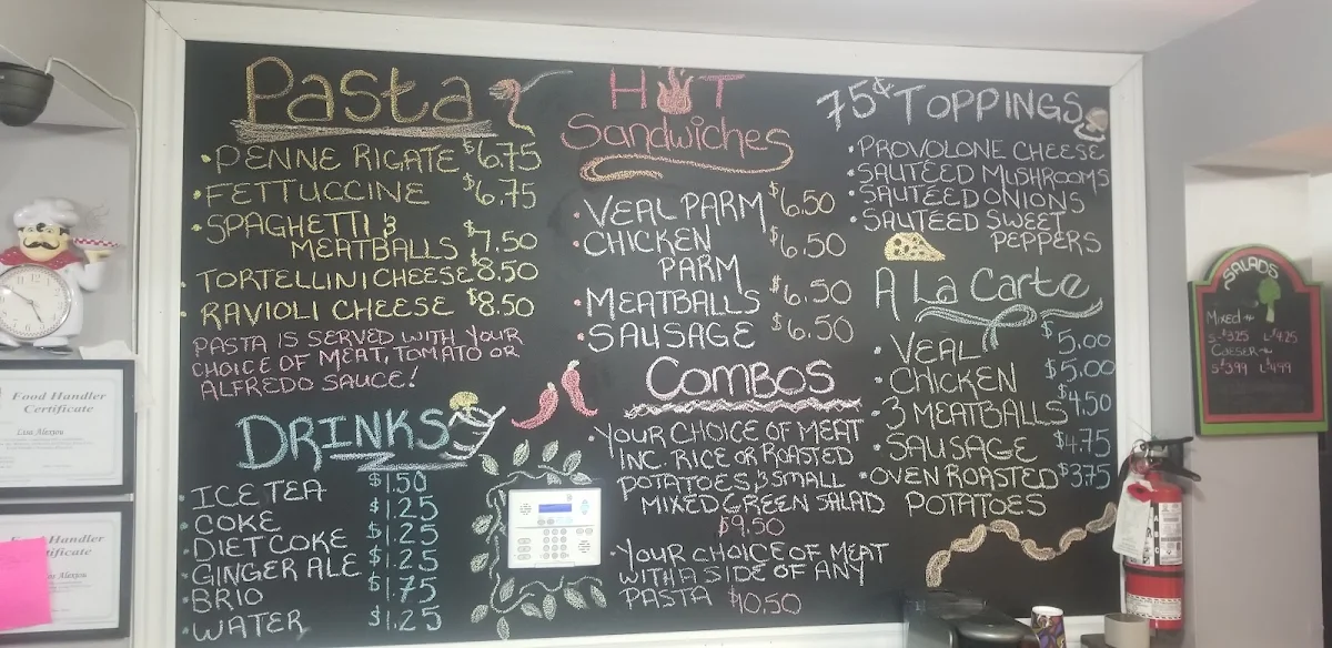 Menu, Ciao Amici
