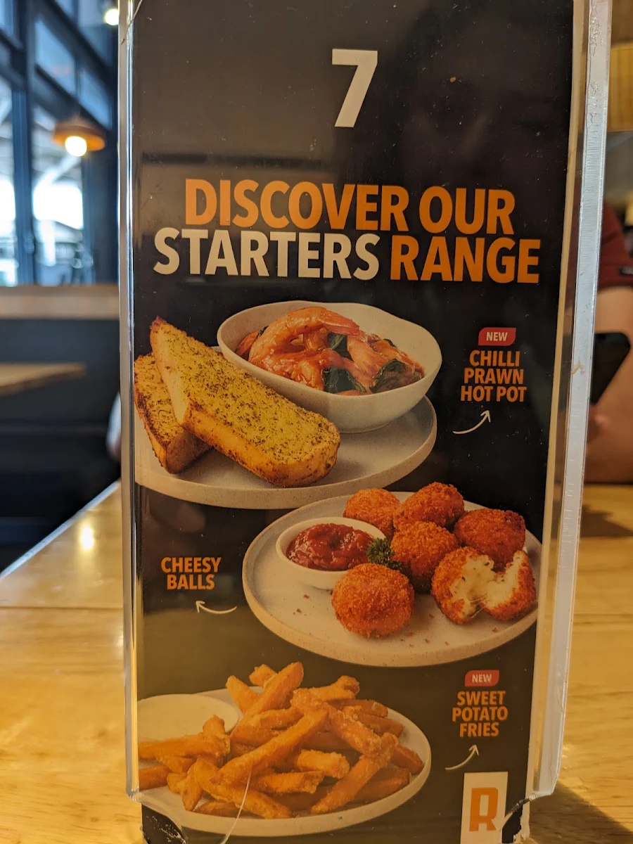 Menu, RASHAYS - Greenhills
