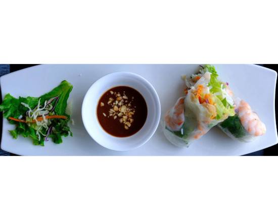 A1. Steamed Prawn Salad Rolls (2 Rolls)
