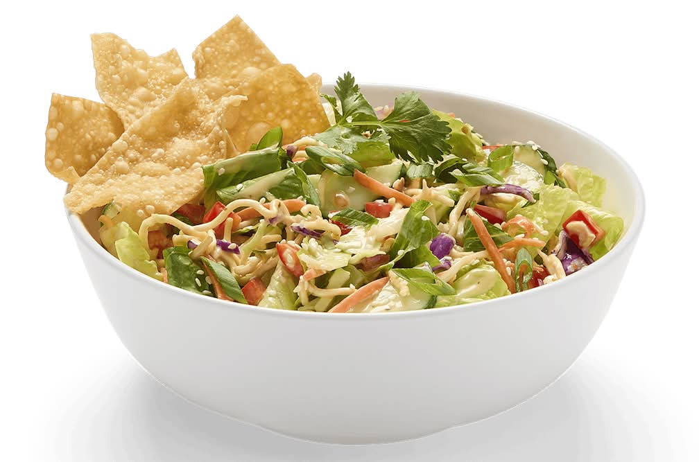Crunchy Asian Wonton Salad