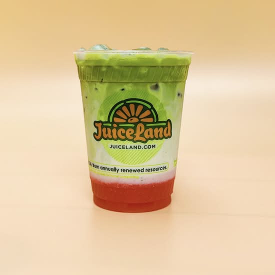STRAWBERRY ICED MATCHA LATTE