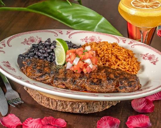 Chile Rubbed Carne Asada Platos