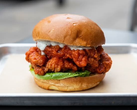 Buffalo Chicken Burger