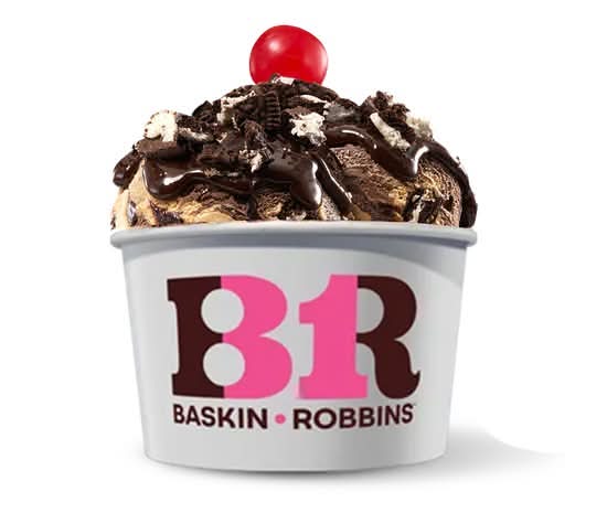 OREO® Brookie Batter 1 Scoop Sundae