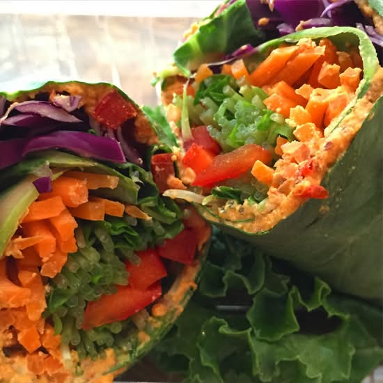 RED PEPPER PESTO WRAP