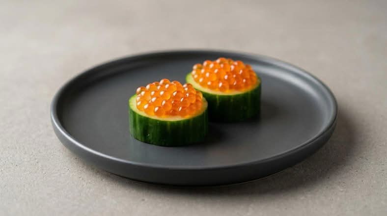 Salmon Roe Sushi (2 pcs)