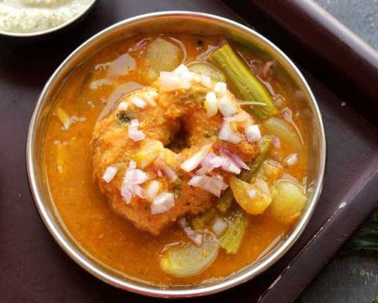 Sambar Vada [ Dipped] (2 pcs)