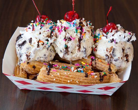 Churro Sundae
