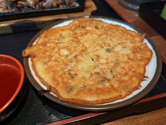 15. 빈대떡 / Bindaetteok / Mung Bean Pancake