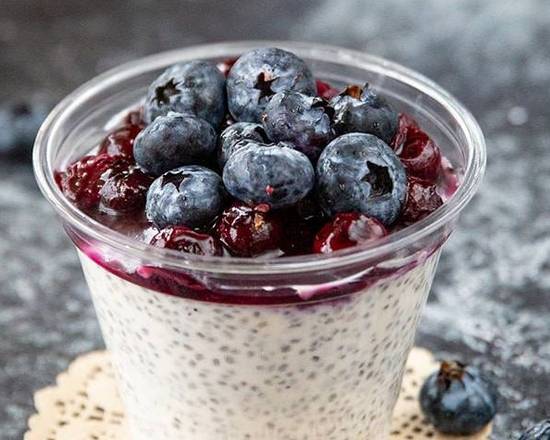 Chia seed coconut pudding