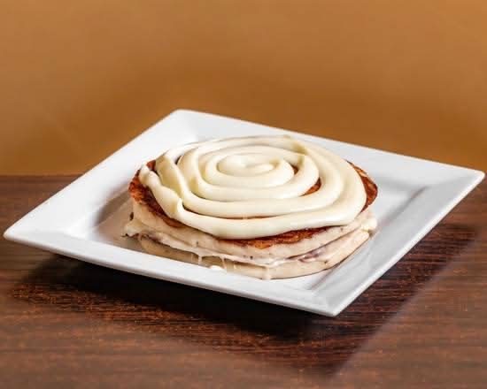 Cinnamon Roll Pancake Breakfast