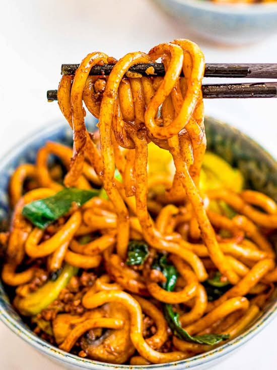 Beef Fried Udon