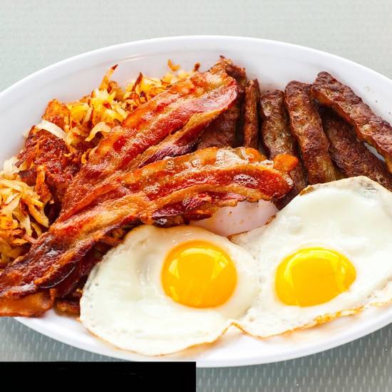 Two Eggs with Bacon