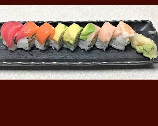 Rainbow Roll (8 pcs)