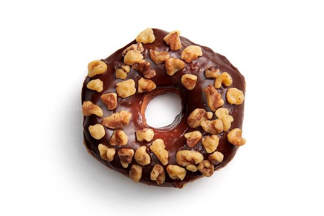 Chocolate Iced with Walnuts