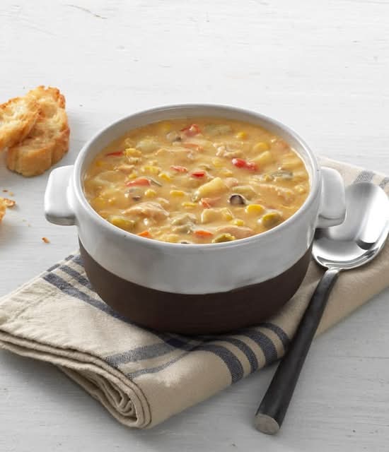 Shrimp & Roasted Corn Chowder