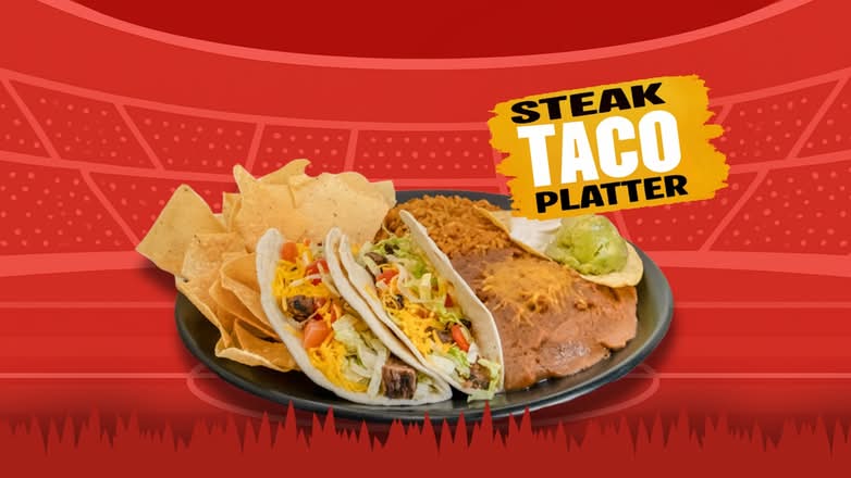 Steak Taco Platter