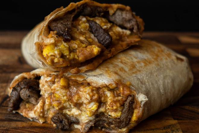 Asada Breakfast Burrito