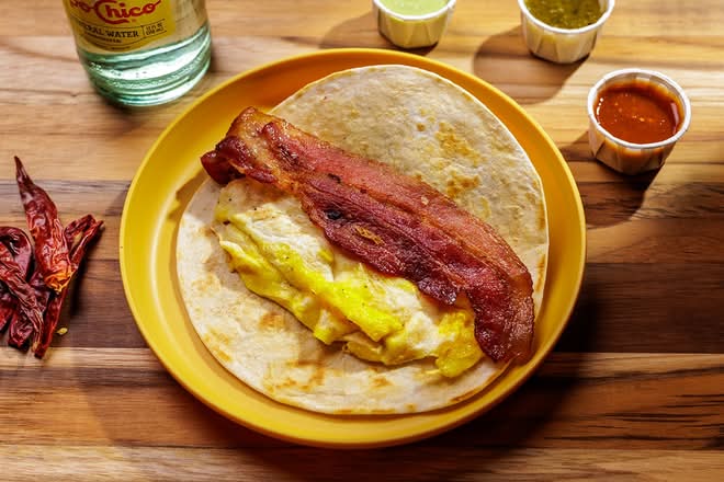 Bacon Breakfast Taco