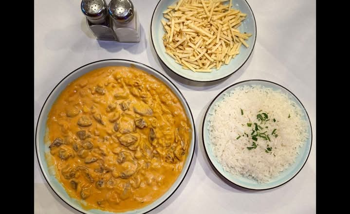 Beef Stroganoff for 2