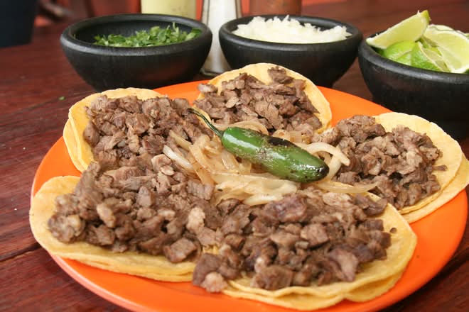 Tacos De Bistec