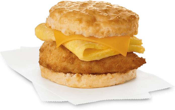 Biscuit con Pollo, Huevo y Queso