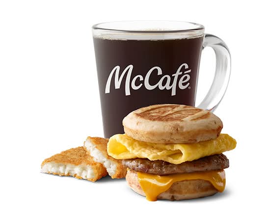 Sausage, Egg and Cheese McGriddles® Meal