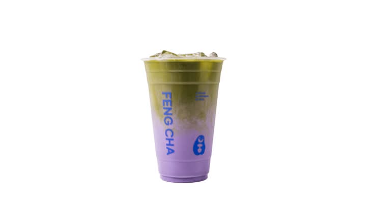 Ube Matcha Latte