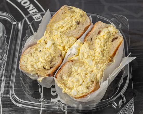 Egg Salad on a Bagel