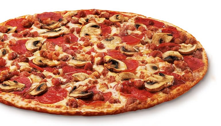 Medium Thin Crust Canadian