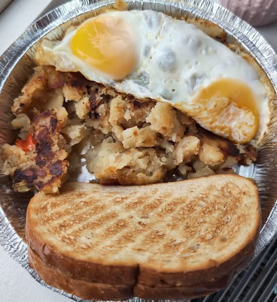 Corned Beef Hash and Two Eggs