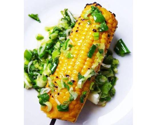 Grilled Corn w Scallion (Bap Nuong Mo Hanh)