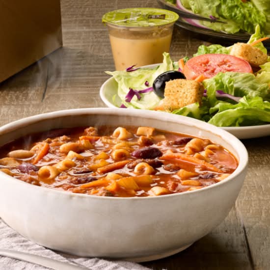 Soup, Salad & Breadsticks Combination