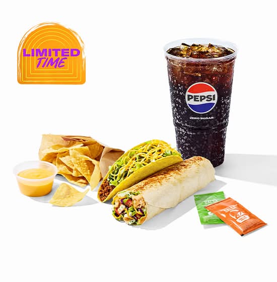 Cantina Chicken Burrito Combo