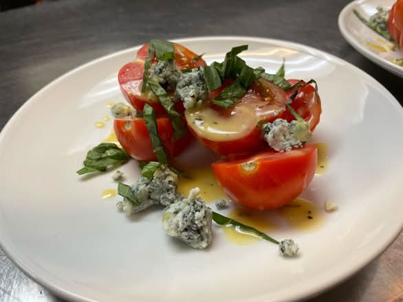 Tomatoes & Blue Cheese