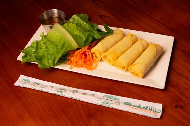 A2. Veg. Spring Rolls (4 Pc)