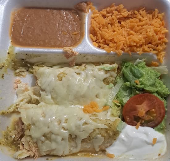 Green Chicken Enchiladas
