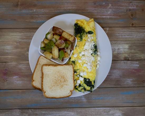 Fresh Spinach Omelette