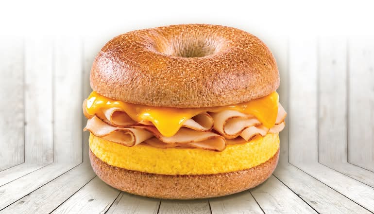 TURKEY EGG & CHEESE SANDWICH