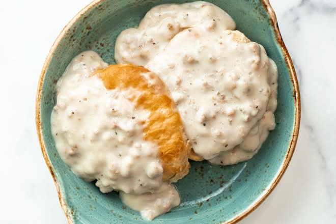 Biscuits & Turkey Sausage Gravy