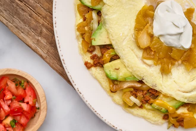 Chile Chorizo Omelet