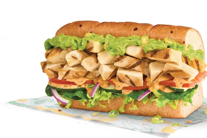 Grilled Chicken & Avocado (Footlong)