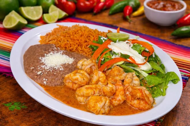 SHRIMP CHIPOTLE PLATE