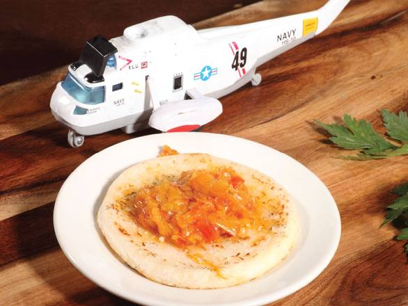 Arepa Con Queso Y Hogao