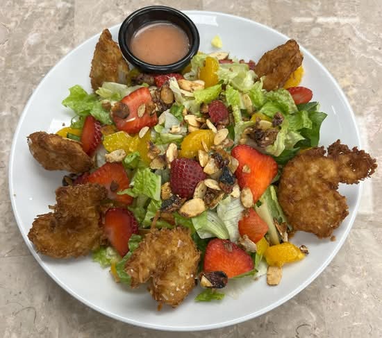 Coconut Shrimp Salad